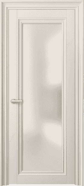 Дверь межкомнатная 2502 ММЦ САТ. Цвет Матовый марципановый. Материал Гладкая эмаль. Коллекция Centro. Картинка.