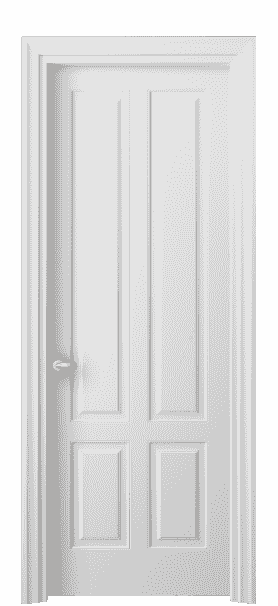 Дверь межкомнатная 8521 МБЛ . Цвет Матовый белоснежный. Материал Гладкая эмаль. Коллекция Esse. Картинка.