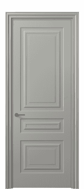Дверь межкомнатная 8411 МНСР . Цвет Матовый нейтральный серый. Материал Гладкая эмаль. Коллекция Mascot. Картинка.