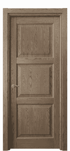 Дверь межкомнатная 0731 ДММ.Б. Цвет Дуб мраморный брашированный. Материал Массив дуба брашированный. Коллекция Lignum. Картинка.