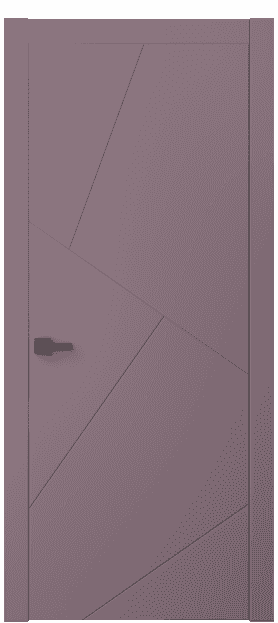 Дверь межкомнатная 8058 Пастельно-фиолетовый RAL 4009. Цвет Пастельно-фиолетовый RAL 4009. Материал Гладкая эмаль. Коллекция Linea. Картинка.