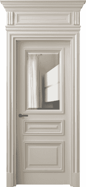 Дверь межкомнатная 7304 БСБЖ ДВ ЗЕР Ф. Цвет Бук светло-бежевый. Материал Массив бука эмаль. Коллекция Antique. Картинка.