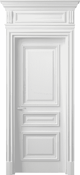 Дверь межкомнатная 7305 ББЛ . Цвет Бук белоснежный. Материал Массив бука эмаль. Коллекция Antique. Картинка.