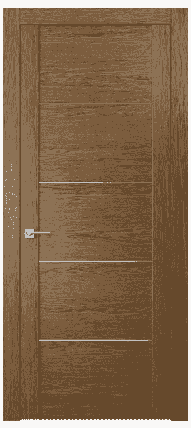 Дверь межкомнатная 4113 ДЯН. Цвет Дуб янтарный. Материал Шпон ценных пород. Коллекция Quadro. Картинка.