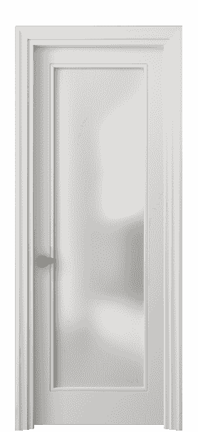Дверь межкомнатная 8502 МСР САТ. Цвет Матовый серый. Материал Гладкая эмаль. Коллекция Esse. Картинка.