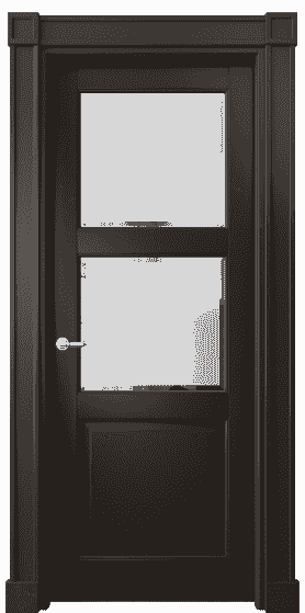 Дверь межкомнатная 6328 БАН САТ-Ф. Цвет Бук антрацит. Материал Массив бука эмаль. Коллекция Toscana Elegante. Картинка.