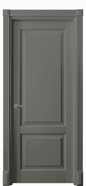 Дверь межкомнатная 0741 ДКЛС. Цвет Дуб классический серый. Материал Массив дуба эмаль. Коллекция Lignum. Картинка.