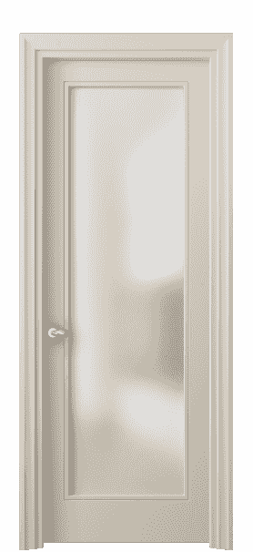 Дверь межкомнатная 8502 ММЦ САТ. Цвет Матовый марципановый. Материал Гладкая эмаль. Коллекция Esse. Картинка.
