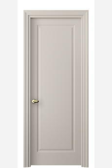 Дверь межкомнатная 8501 МСБЖ . Цвет Матовый светло-бежевый. Материал Гладкая эмаль. Коллекция Esse. Картинка.
