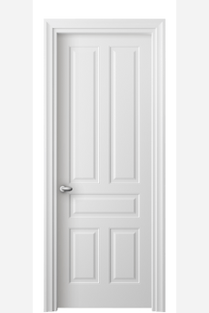 Дверь межкомнатная 8531 МБЛ . Цвет Матовый белоснежный. Материал Гладкая эмаль. Коллекция Esse. Картинка.