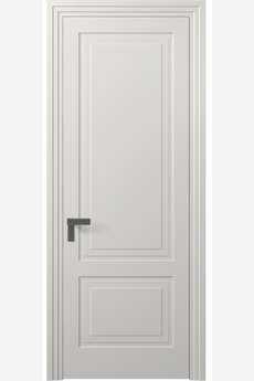 Дверь межкомнатная 8351 МСР. Цвет Матовый серый. Материал Гладкая эмаль. Коллекция Rocca. Картинка.