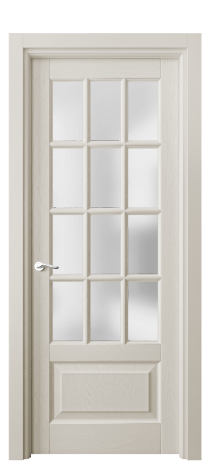 Межкомнатная дверь Лигнум 0728 Дуб облачный серый Сатинированное стекло Цена 157399 ₽ | Volhovec