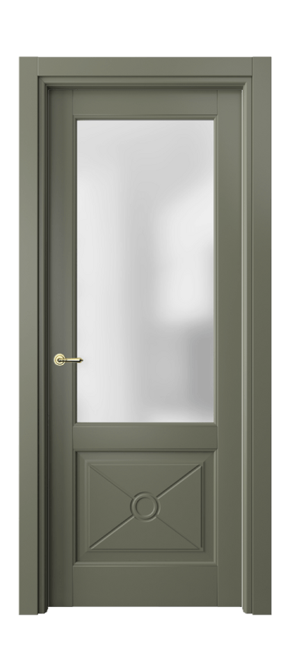 Межкомнатная дверь Toscana Litera 6362 Бук оливковый тёмный Сатинированное стекло Цена 110440 ₽ | Volhovec