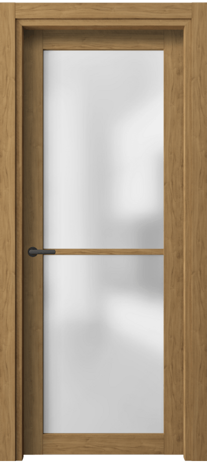 Межкомнатная дверь Нео 2108 Грецкий орех Сатинированное стекло Цена 35699 ₽ | Volhovec