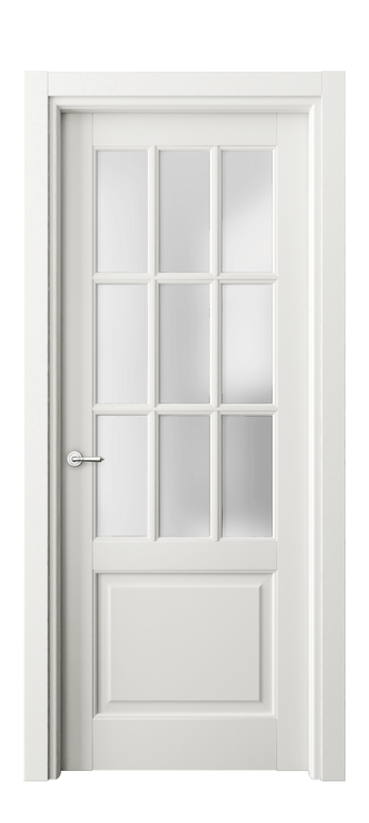 Межкомнатная дверь Toscana Grigliato 6312 Бук серый Сатинированное стекло Цена 114199 ₽ | Volhovec