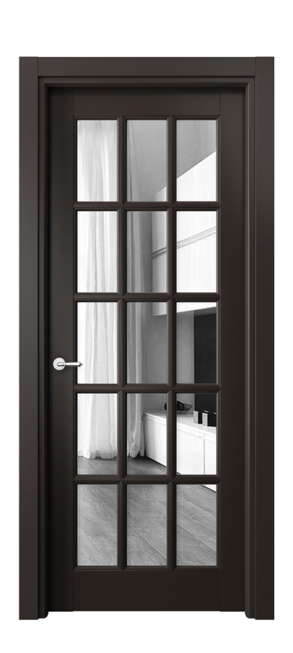 Дверь межкомнатная Toscana Grigliato 6311 Бук антрацит Двустороннее зеркало, триплекс Гладкий наличник БАН Цена 123060 ₽ Наличники уже входят в базовый комплект. Фабрика дверей Волховец 8 (800) 551 43 19 Межкомнатная дверь Toscana Grigliato 6311 Бук антрацит Двустороннее зеркало, триплекс Цена 123060 ₽ | Volhovec