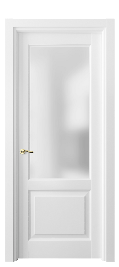 Межкомнатная дверь Lignum 0740 Бук белоснежный Сатинированное стекло Цена 14908120 so'm | Volhovec