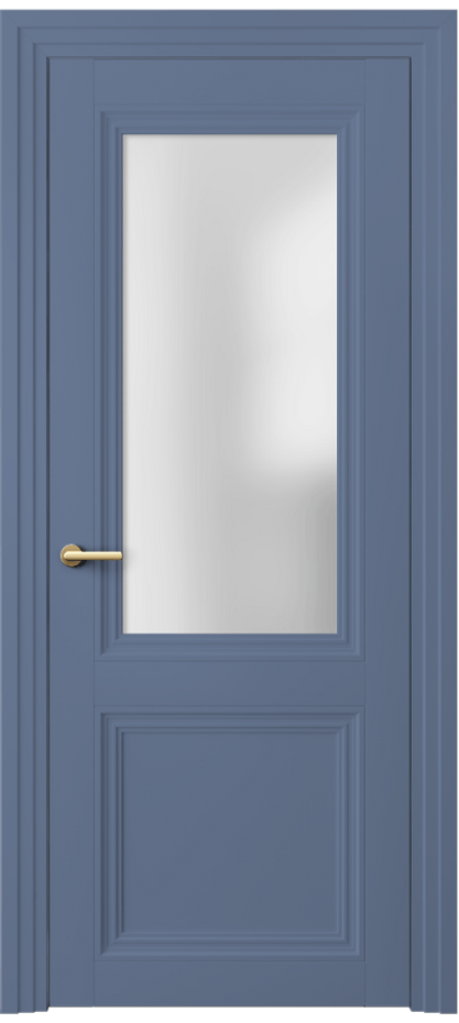 Межкомнатная дверь Centro 2524 Матовый белоснежный Сатинированное стекло Цена 72879 ₽ | Volhovec