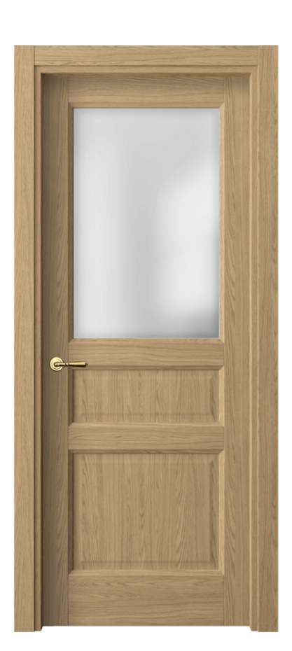 Межкомнатная дверь Galant 1432 Жемчужный дуб Сатинированное стекло Цена 29119 ₽ | Volhovec