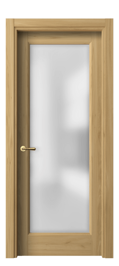 Межкомнатная дверь Galant 1402 Солнечный вяз Сатинированное стекло Цена 29119 ₽ | Volhovec