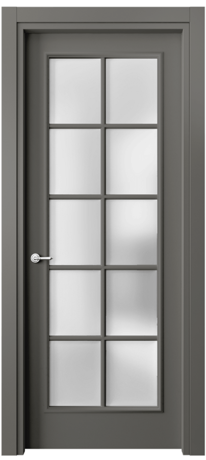 Дверь межкомнатная Paris 8102 Матовый классический серый Сатинированное стекло Гладкий наличник МКЛС Цена 61599 ₽ Наличники уже входят в базовый комплект. Фабрика дверей Волховец 8 (800) 551 43 19 Межкомнатная дверь Paris 8102 Матовый классический серый Сатинированное стекло Цена 61599 ₽| Volhovec