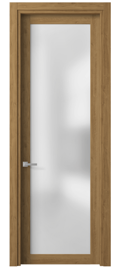 Межкомнатная дверь Планум 2102 Грецкий орех Сатинированное стекло Цена 31139 ₽ | Volhovec
