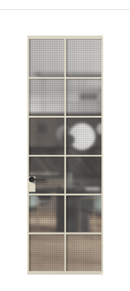 Алюминиевая дверь АЛПЛ040.05 Алюминий бежево-серый Декоративное стекло с сеткой "Mesh silver", триплекс, 6 мм. Без короба АБСР Цена 121772 Стоимость комплекта двери включает:
1. Полотно (600/650/700/750/800/850/900/950*2000-2400 мм).
2. Короб
3. Комплект фурнитуры (2 торцевые петли и магнитный замок с ответной планкой). Фабрика дверей Волховец 8 (800) 551 43 19 Алюминиевая дверь АЛПЛ040.05 Алюминий бежево-серый Декоративное стекло с сеткой "Mesh silver", триплекс, 6 мм Цена 121772 | Volhovec