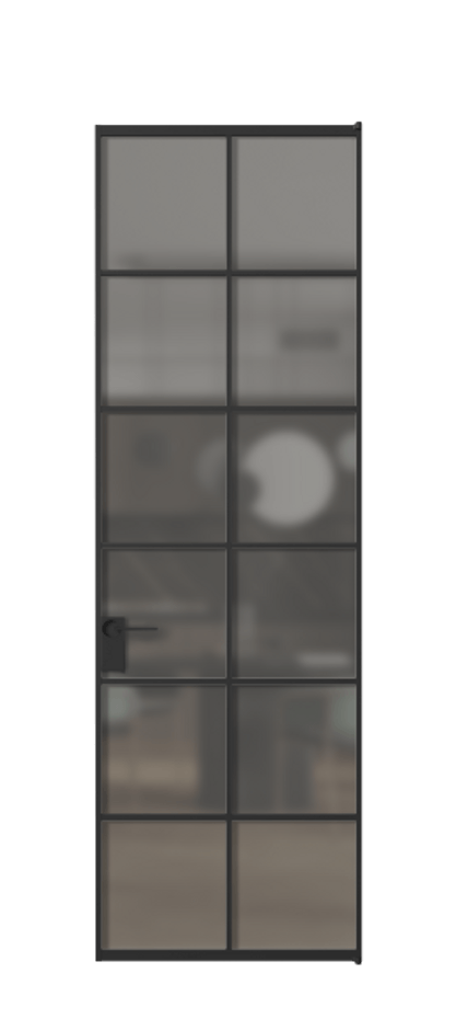 Алюминиевая дверь АЛПЛ040.05 Алюминий Черный Сатинированное серое стекло, триплекс. Без короба чер Цена 119545 Стоимость комплекта двери включает: 1. Полотно (600/650/700/750/800/850/900/950*2000-2400 мм).
2. Короб
3. Комплект фурнитуры (2 торцевые петли и магнитный замок с ответной планкой). Фабрика дверей Волховец 8 (800) 551 43 19 Алюминиевая дверь АЛПЛ040.05 Алюминий Черный Сатинированное серое стекло, триплекс Цена 119545 | Volhovec