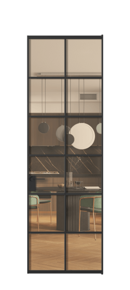 Алюминиевая дверь АЛПЛ040.05 Алюминий Черный Прозрачное оранжевое стекло, триплекс. Без короба чер Цена 119545 Стоимость комплекта двери включает: 1. Полотно (600/650/700/750/800/850/900/950*2000-2400 мм).
2. Короб
3. Комплект фурнитуры (2 торцевые петли и магнитный замок с ответной планкой). Фабрика дверей Волховец 8 (800) 551 43 19 Алюминиевая дверь АЛПЛ040.05 Алюминий Черный Прозрачное оранжевое стекло, триплекс Цена 119545 | Volhovec