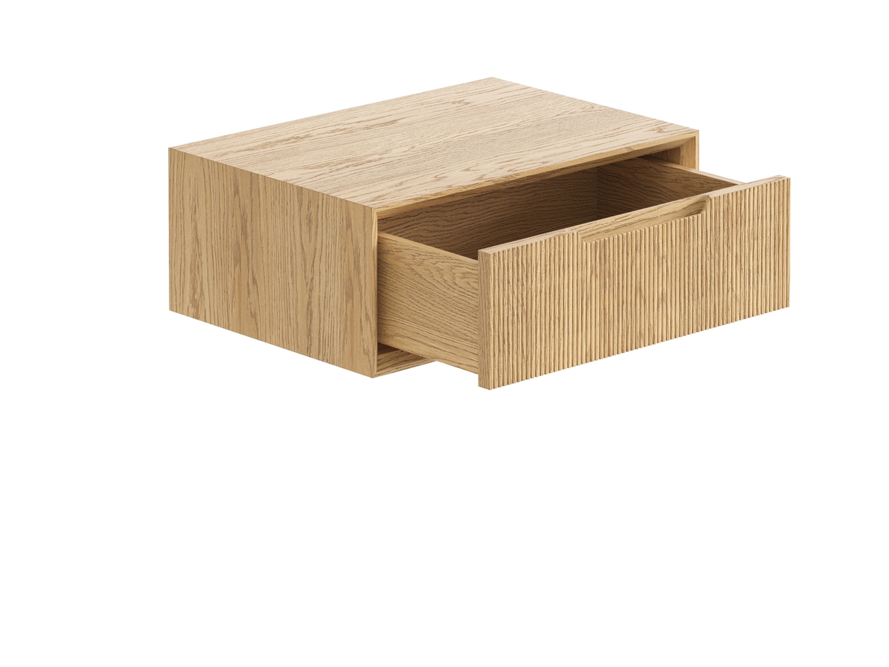 Тумба подвесная прикроватная Velvet 1 ящик дуб соломенный матовый