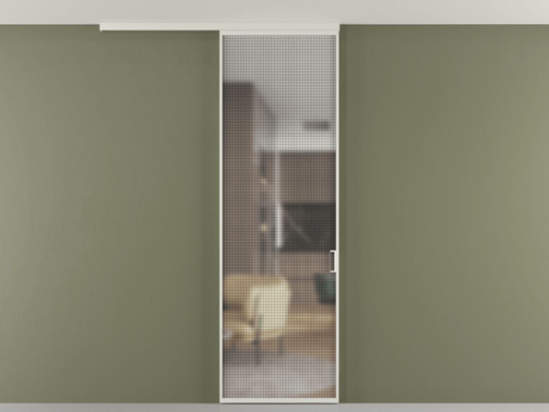 Перегородка Formato вдоль стены на потолок одностворчатая #VENDORCODE# #FURNISH# #GLASS# Цена #PRICE# #CURRENCY# | Volhovec