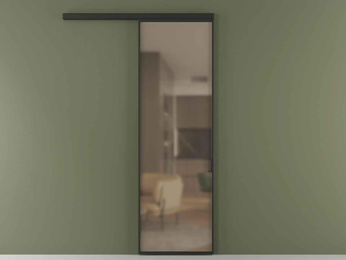 Перегородка Formato вдоль стены одностворчатая АЛПР 040.01 Алюминий Черный Сатинированное бронзовое стекло, триплекс. Скрытый короб ЧЕР Цена 111000 ₽ 1. Полотно (800/2100 мм)
2. Комплект установки раздвижной системы
3. Базовый комплект фурнитуры
4.Ручка RONDO
. Фабрика дверей Волховец 8 (800) 551 43 19 Перегородка Formato вдоль стены одностворчатая АЛПР 040.01 Алюминий Черный Сатинированное бронзовое стекло, триплекс Цена 111000 ₽ | Volhovec