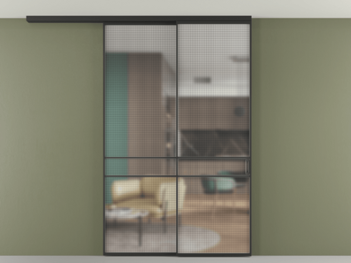 Перегородка Formato вдоль стены на потолок телескопик синхро 2 #VENDORCODE# #FURNISH# #GLASS# Цена #PRICE# #CURRENCY# | Volhovec