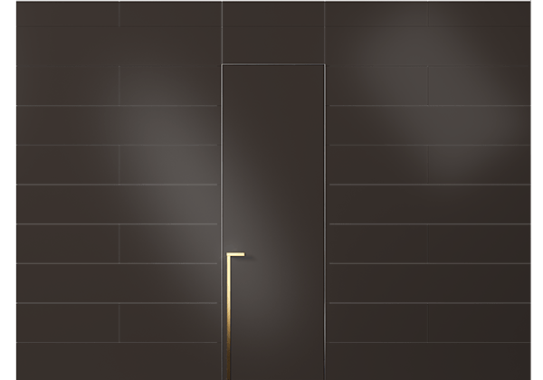 Панели для отделки стен Стеновая панель в эмали Матовый антрацит. Цвет Матовый антрацит. Материал Гладкая эмаль. Коллекция Эмаль. Картинка.