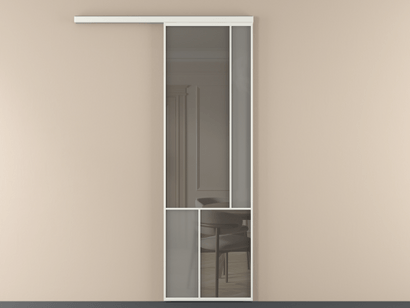 Алюминевая перегородка vd1_1 Алюминий светло-серый Серый сатин матовое + Серый прозрачное. Цвет Алюминий светло-серый. Материал Алюминий в эмали. Коллекция New Перегородка Mosaic вдоль стены одностворчатая. Фото. Алюминевая перегородка vd1_1 Алюминий светло-серый Серый сатин матовое + Серый прозрачное. Цвет Алюминий светло-серый. Материал Алюминий в эмали. Коллекция New Перегородка Mosaic вдоль стены одностворчатая. Картинка.