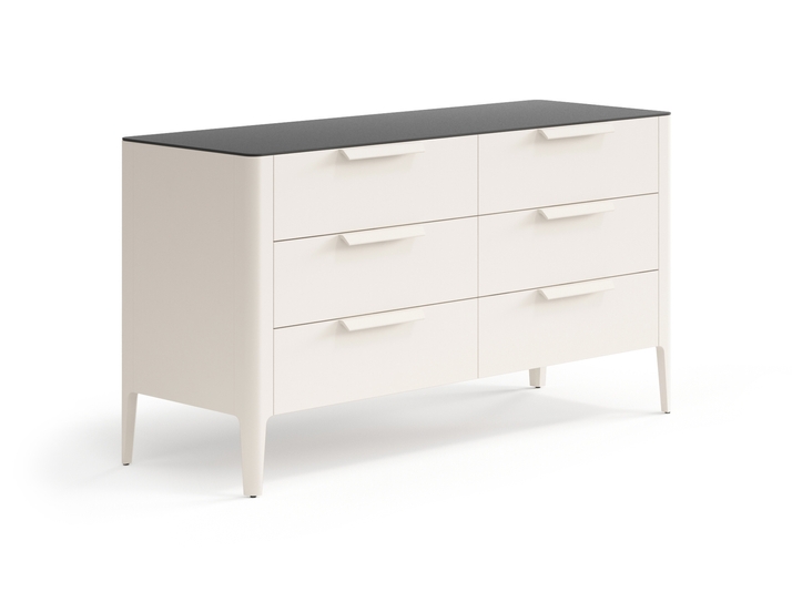 Мебель Комод Piega 6 ящиков. Цвет Матовый бежево-серый. Материал Гладкая эмаль. Коллекция Комод Piega 6 ящиков. Фото. Мебель Комод Piega 6 ящиков. Цвет Матовый бежево-серый. Материал Гладкая эмаль. Коллекция Комод Piega 6 ящиков. Картинка.