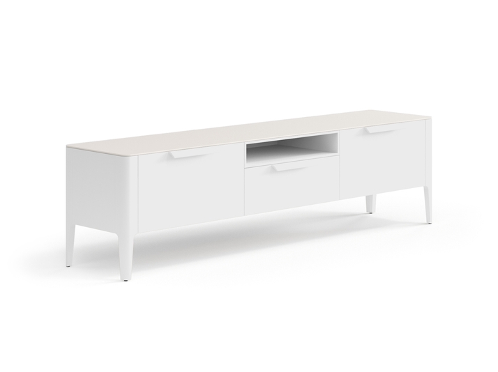 Мебель ТВ тумба Piega. Цвет Матовый белоснежный. Материал Гладкая эмаль. Коллекция ТВ тумба Piega. Фото. Мебель ТВ тумба Piega. Цвет Матовый белоснежный. Материал Гладкая эмаль. Коллекция ТВ тумба Piega. Картинка.