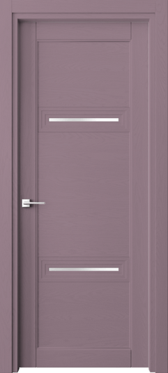 Дверь межкомнатная 6113 Пастельно-фиолетовый RAL 4009. Цвет RAL Пастельно-фиолетовый RAL 4009. Материал Массив дуба эмаль. Коллекция Ego. Картинка.