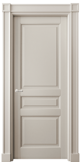 Дверь межкомнатная 6305 МСБЖ . Цвет Матовый светло-бежевый. Материал Гладкая эмаль. Коллекция Тоскана Плано. Картинка.