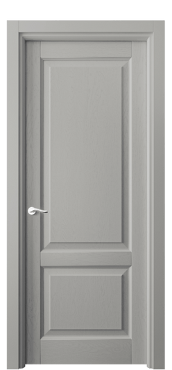 Дверь межкомнатная 0741 ДНСР. Цвет Дуб нейтральный серый. Материал Массив дуба эмаль. Коллекция Lignum. Картинка.