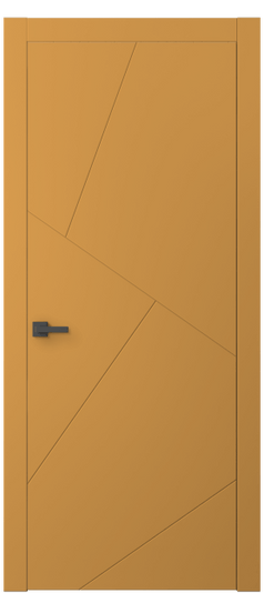 Дверь межкомнатная 8058 Пастельно-жёлтый RAL 1034. Цвет RAL Пастельно-жёлтый RAL 1034. Материал Гладкая эмаль. Коллекция Linea. Картинка.