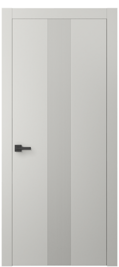 Дверь межкомнатная 8042 МСР. Цвет Матовый серый. Материал Гладкая эмаль. Коллекция Linea. Картинка.