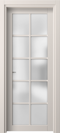 Дверь межкомнатная 2106 ПЭТБ САТ. Цвет ПЭТ тёплый-белый. Материал ПЭТ. Коллекция Neo1. Картинка.