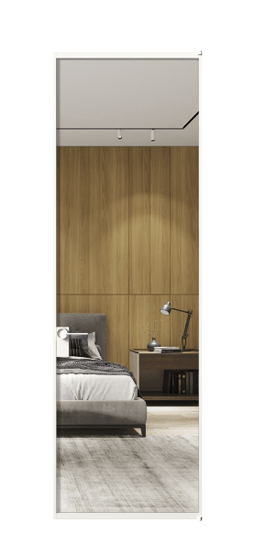 Межкомнатная дверь АЛПЛ040.01 Зеркало триплекс БЕЛ. Цвет Алюминий Белый. Материал Алюминий. Коллекция Формато. Фото. Дверь межкомнатная АЛПЛ040.01 Зеркало триплекс БЕЛ. Цвет Алюминий Белый. Материал Алюминий. Коллекция Формато. Картинка.