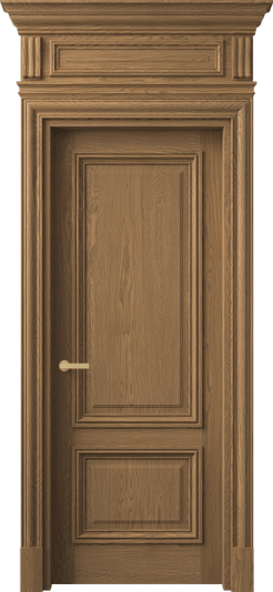 Дверь межкомнатная 7303 ДМС.М. Цвет Дуб мускатный матовый. Материал Массив дуба матовый. Коллекция Antique. Картинка.