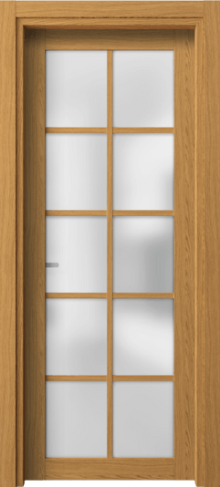 Дверь межкомнатная 2106 ВНД САТ. Цвет Ванильный дуб. Материал Ламинатин. Коллекция Neo1. Картинка.