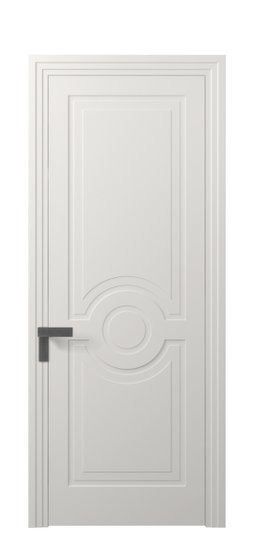 Дверь межкомнатная АКП 8361 МПБЛ. Цвет Матовый пудровый белый. Материал Гладкая эмаль. Коллекция Rocca. Картинка.