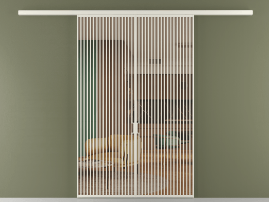 Алюминевая перегородка АЛПР 040.06_БЕЛ_ПРОЗ ОРАНЖ_new. Цвет Алюминий Белый. Материал Алюминий. Коллекция Перегородка Формато вдоль стены 2 створки. Картинка.