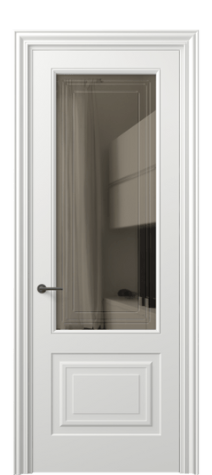 Дверь межкомнатная 8452 МССР БР ГРА. Цвет Матовый светло-серый. Материал Гладкая эмаль. Коллекция Mascot. Картинка.