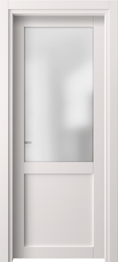 Дверь межкомнатная 2122 ПЭКС САТ. Цвет ПЭТ кремово-серый. Материал ПЭТ. Коллекция Neo1. Картинка.